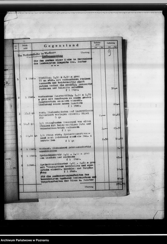 Obraz 15 z jednostki "Landesgut Lipnitz [Rysunki]."