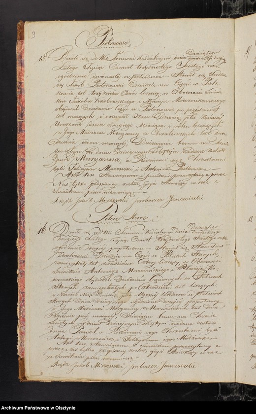image.from.unit.number "Księga ta zwana Duplikat Sporządzona do Aktow Urodzenia Zaślubienia i Zejścia Parafii Janowieckiej Na 1836 rok"