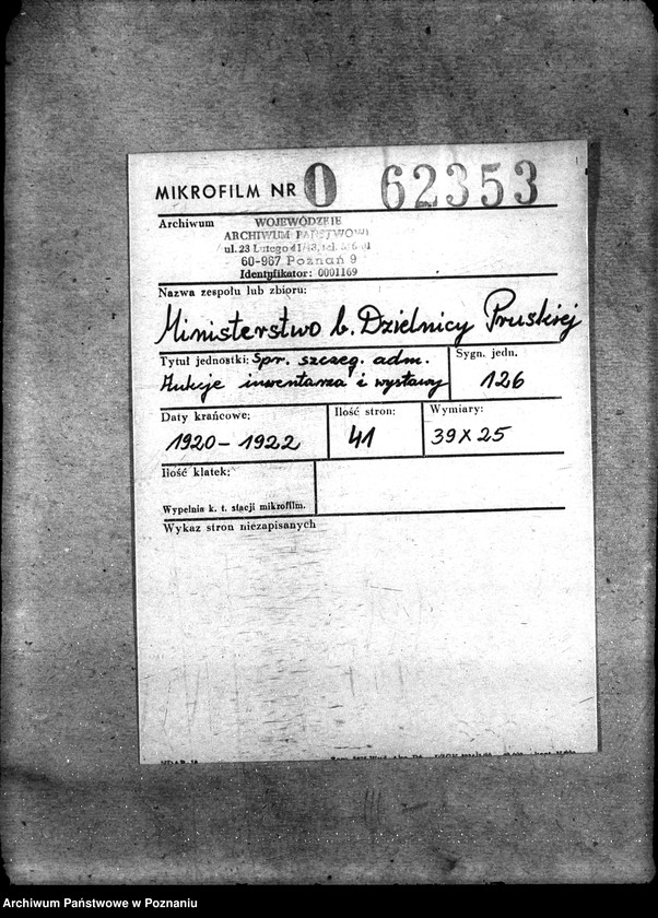 image.from.unit.number "Sprawy szczegółowo-administracyjne Aukcje inwentarza i wystawa"