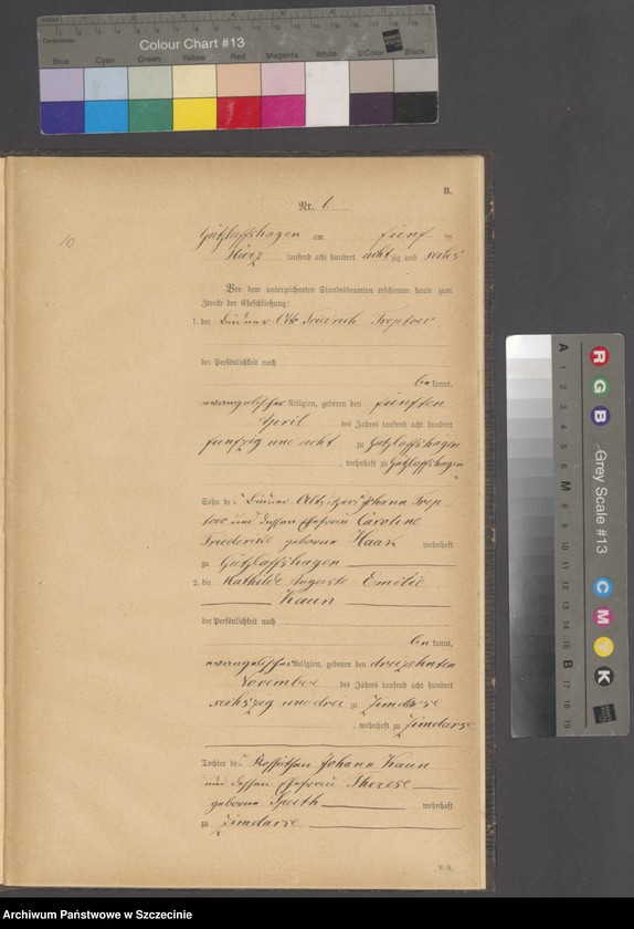 Obraz 4 z jednostki "Heiraths-Register (Neben-Register)"
