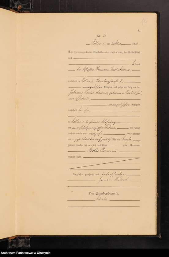 image.from.unit.number "Geburts-Haupt-Register Nr 1 - 109"