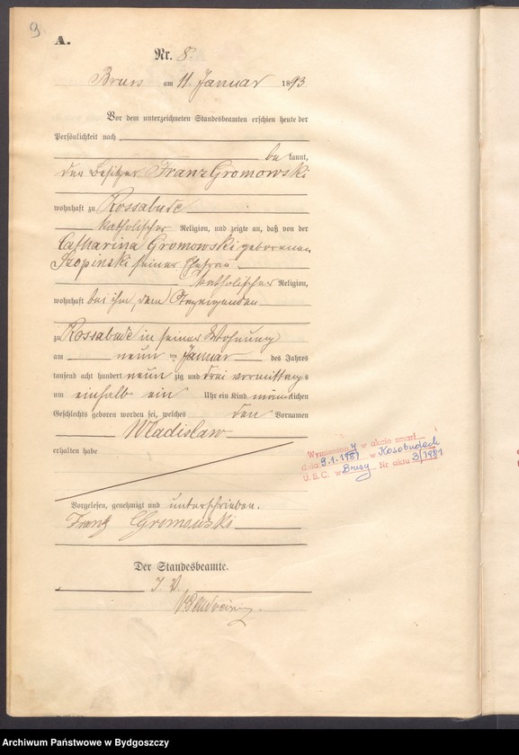 image.from.unit.number "Akta urodzeń - pierwopis nr 1-274"
