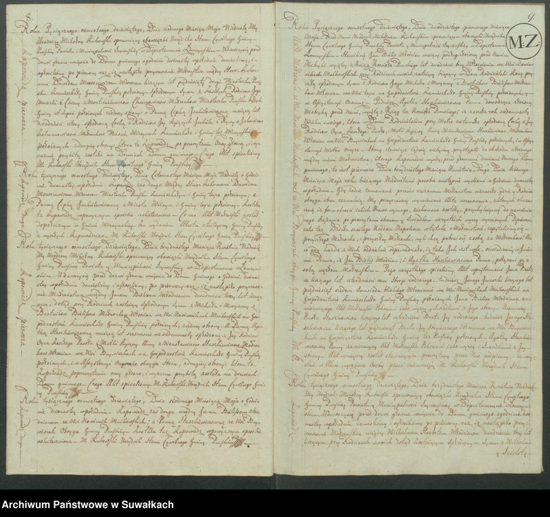 image.from.unit.number "Akta małżeństwa gminy puńskiey od 1-go maja 1809"