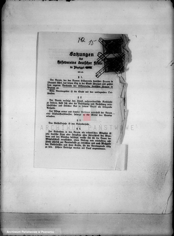 Obraz 19 z jednostki "/Stowarzyszenie Niemieckich Kobiet w Zbąszyniu/"