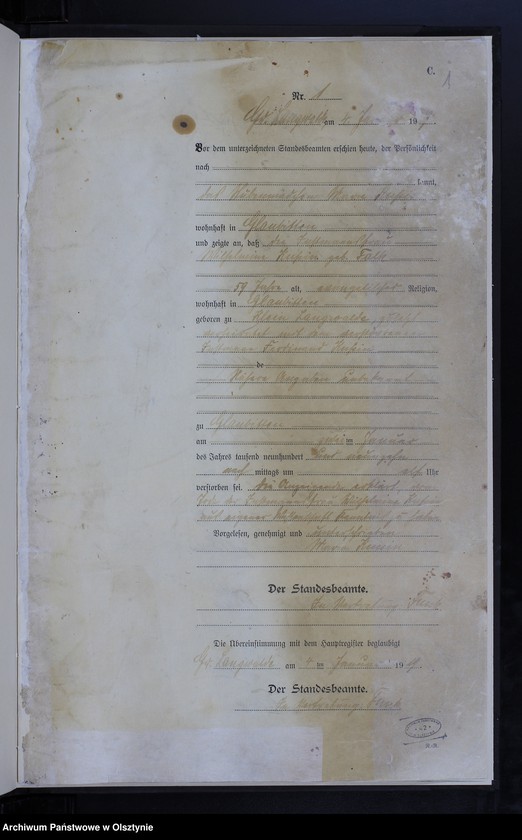 image.from.unit.number "Sterbe-Register Nr 1-10, 15-20"