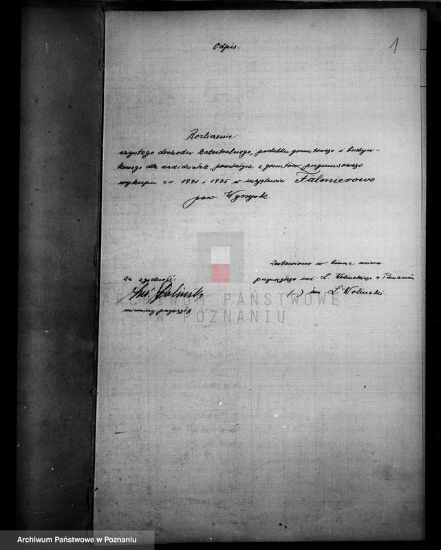 Obraz 5 z jednostki "Rozliczenie podatku gruntowego i budynkowego dla majątku Falmierowo powiatu wyrzyskiego"