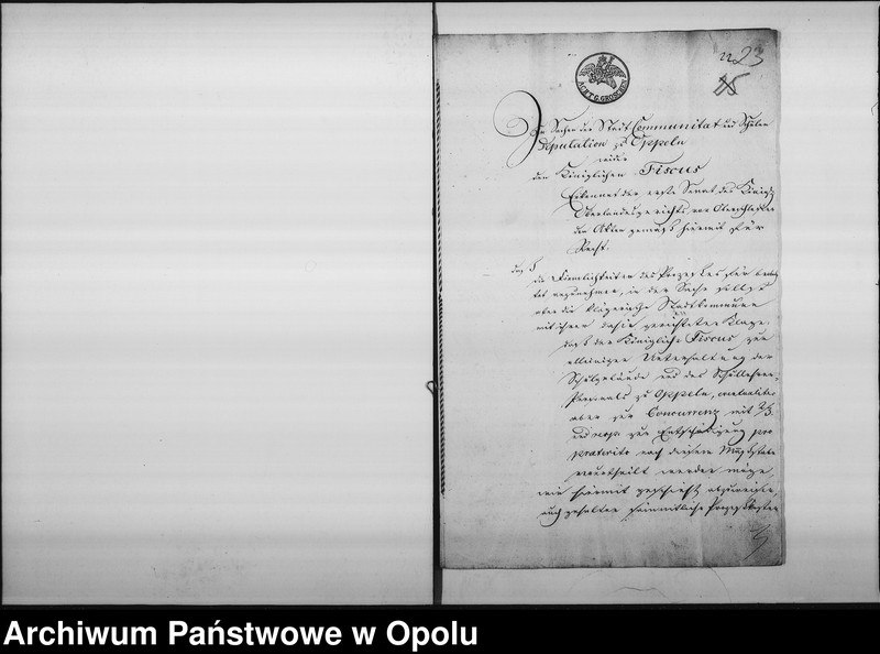 Obraz 18 z jednostki "Acta des Magistrats zu Oppeln betreffend den Proceß gegen den Königl[ichen] Fiscus wegen der Bau Kosten Beiträge, zu dem im Jahr 1818/19 neuerbauten katholischen Schul Gebäude zu Oppeln"