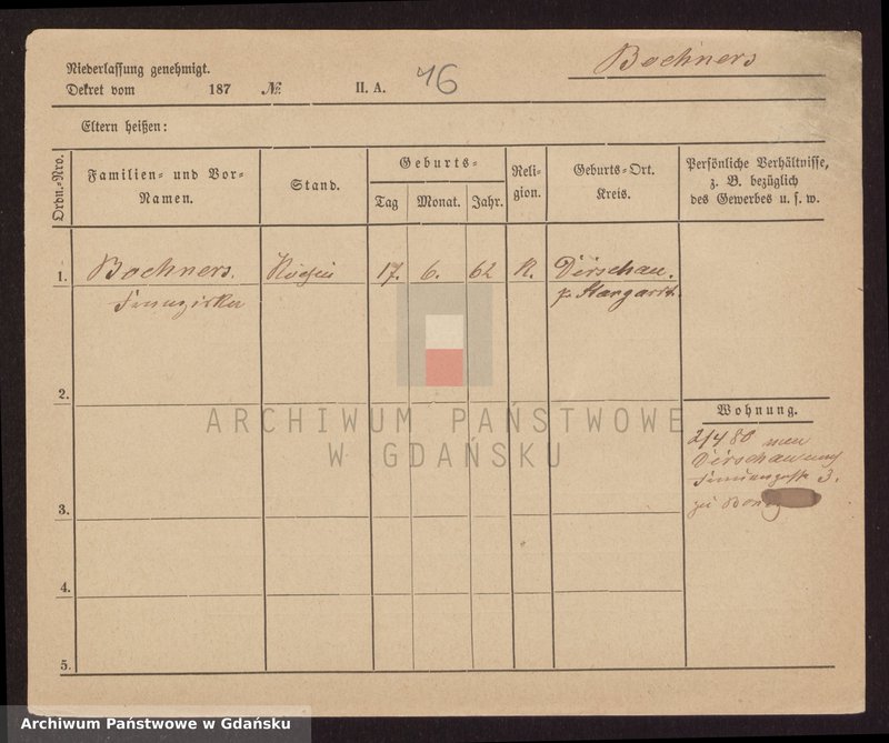 image.from.unit.number "Karty meldunkowe: Boehncke - BĂ¶hnling"