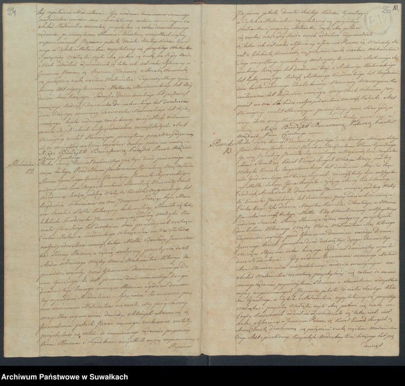 image.from.unit.number "Akta małżeńskie gminy puńskiey od dnia 1 stycznia do ostatniego grudnia 1825 roku"