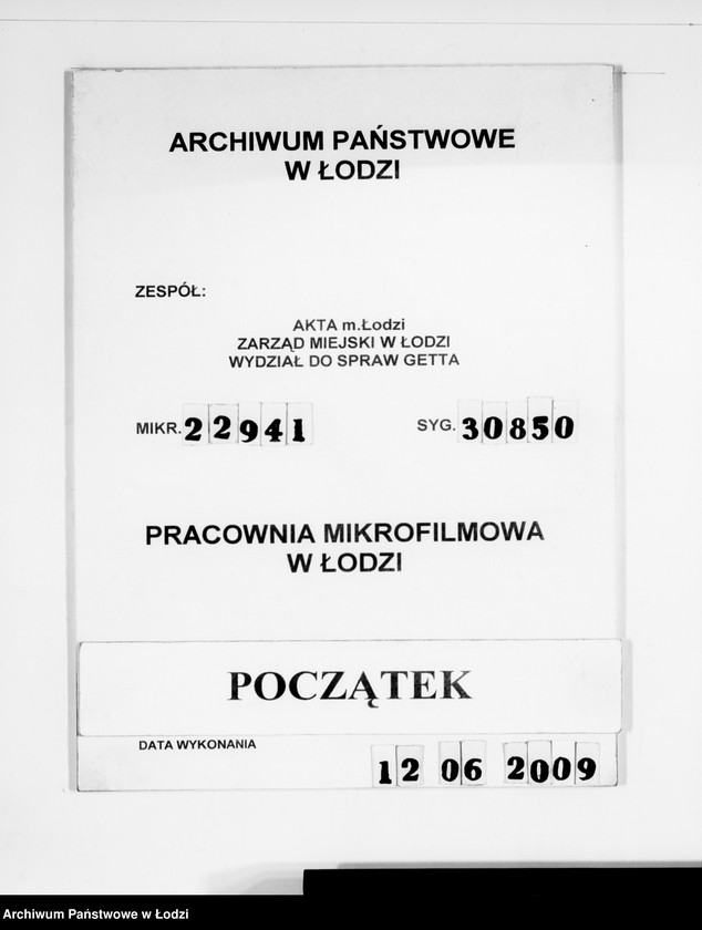 Obraz 1 z jednostki "F-ma St.Weilbach Litzmannstadt IV Warenverwertung an Lager 99"