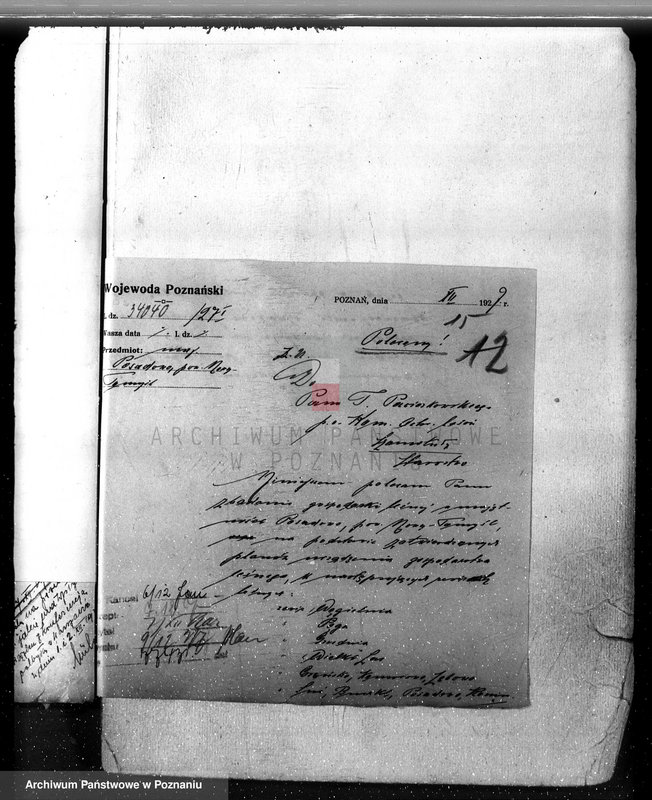 Obraz 19 z jednostki "Majętność Posadowo w powiecie nowotomyskim"