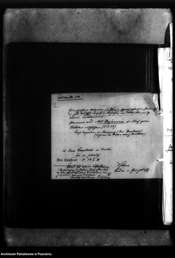 Obraz 6 z jednostki "Kreis Turek. Korespondencja w sprawie miejscowych Niemców, którzy zginęli w 1939 roku"