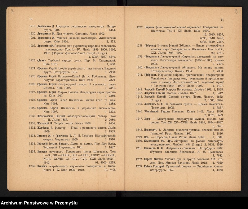 image.from.unit.number "Sprawozdanie Dyrekcji c.k. Gimnazjum Wyższego w Brzeżanach za rok szkolny 1912/13"