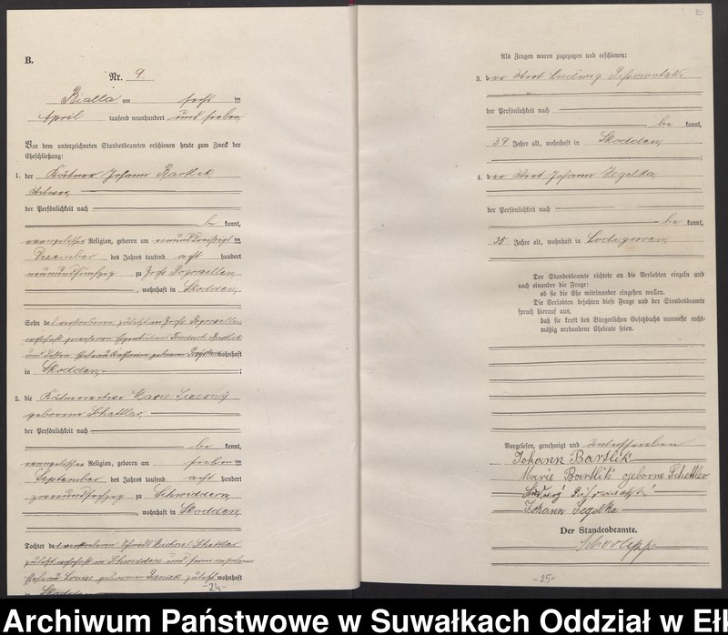 image.from.unit.number "[Heirats-Haupt-Register des Königlichen Preussischen Standes-Amtes Bialla Kreis Johannisburg]"