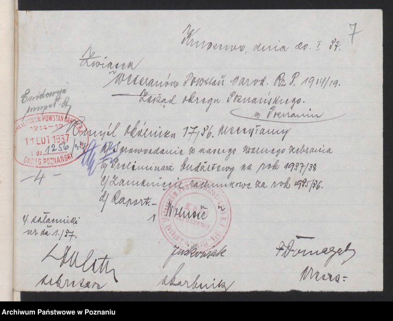 Obraz 9 z jednostki "Kruszewo, powiat Czarnków - akta koła."