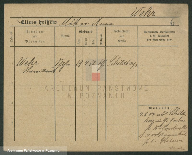 Obraz 15 z jednostki "Wer - Werner (żonaci i wdowy)"