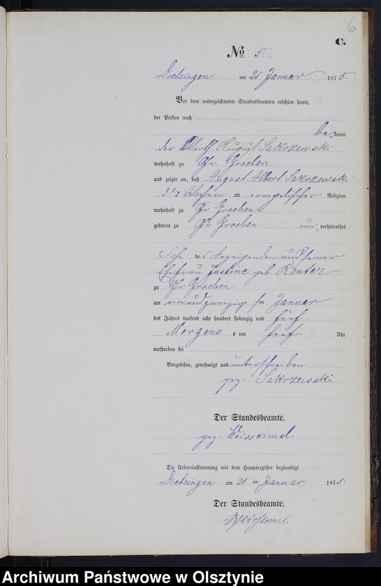 image.from.unit.number "Sterbe-Neben-Register Nr 1 - 45"