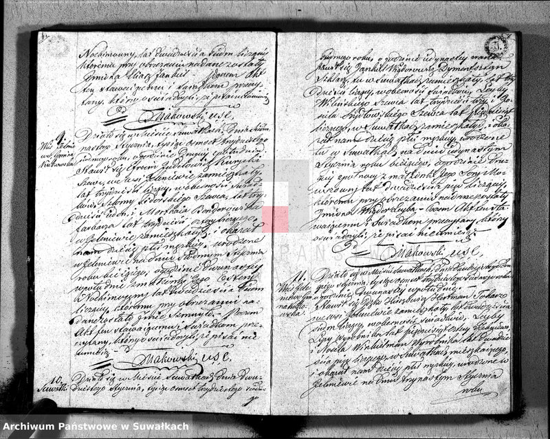 image.from.unit.number "Duplikat Akta Urzędnika Stanu Cwilnego Wyznania Moyżeszowego Okręgu Suwalskiego i Jeleniewskiego do zapisywania Urodzonych, Zaślubionych i Zmarłych z roku 1837"