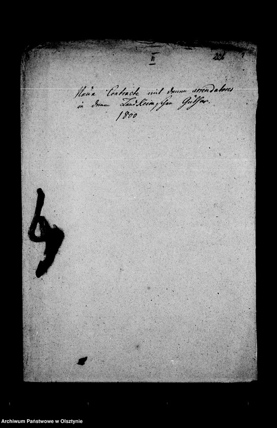 image.from.unit.number "Prolongations- Contracte mit den Pächtern der Landkeimschen Güter Gottfried Link, Borowski u. dem Generalpächter Amtmann Rauschning später dessen Bruder"