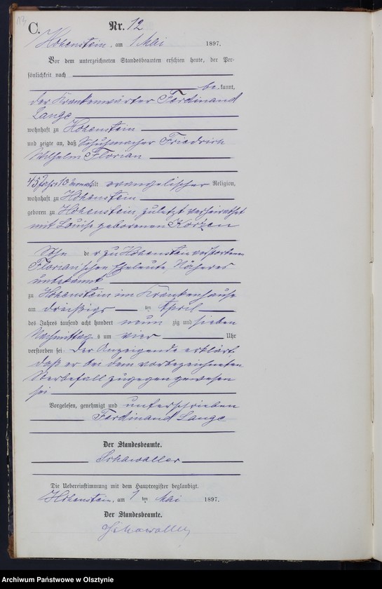 image.from.unit.number "Sterbe-Neben-Register Nr 1 - 58"