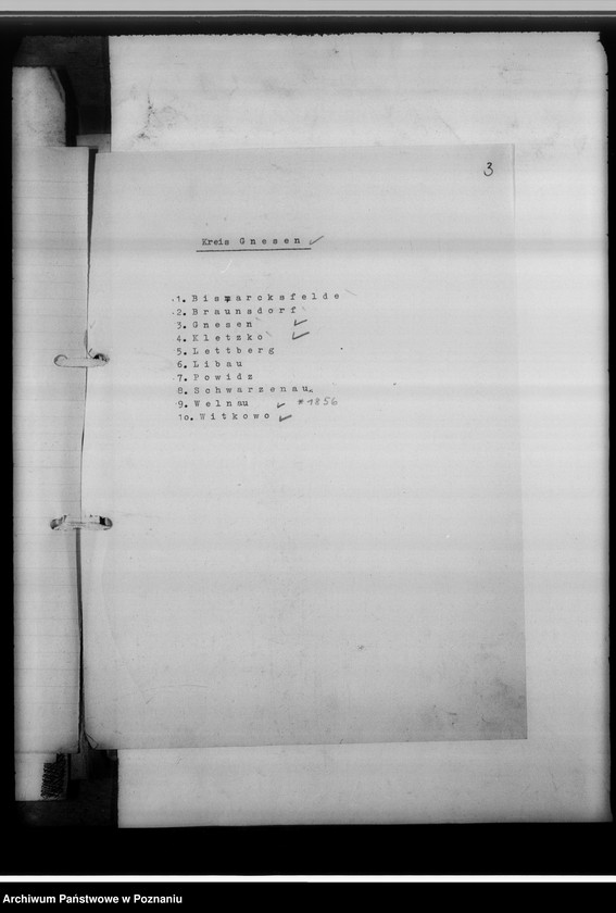 Obraz 7 z jednostki "Einziehungsprotokolle [ksiąg kościelnych] Gnesen-Stadt [miasto Gniezno]"