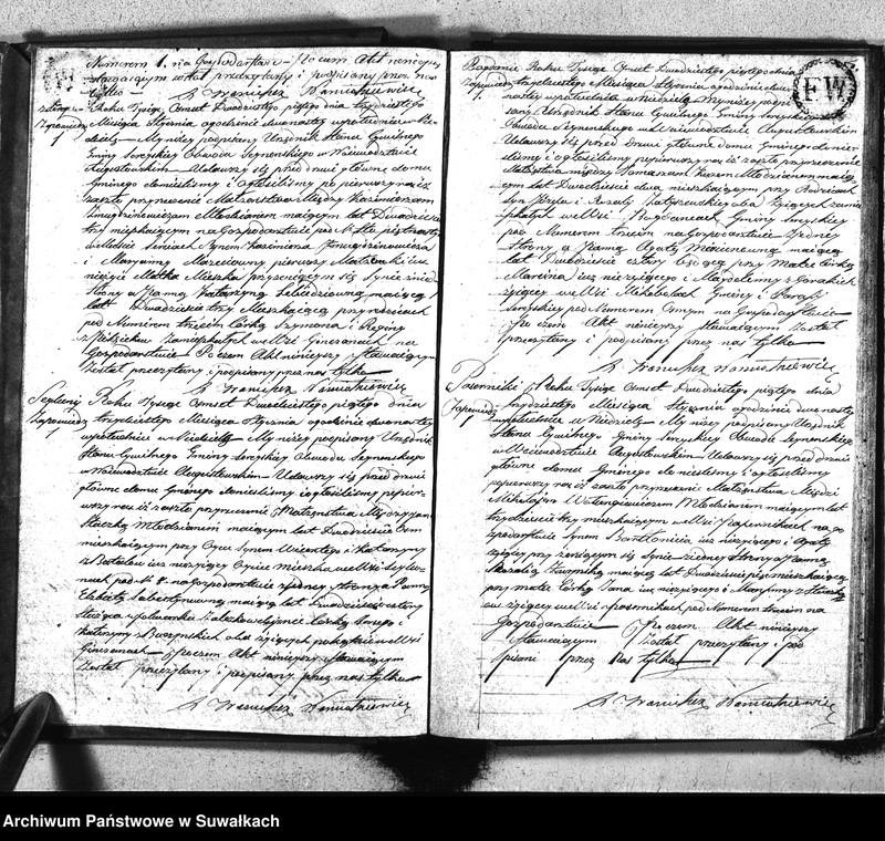 image.from.unit.number "Akta urzędnika stanu cywilnego gminy i parafij sereyskiey zaślubionych od dnia 1-go stycznia 1825 do ostatniego grudnia tegoż roku"