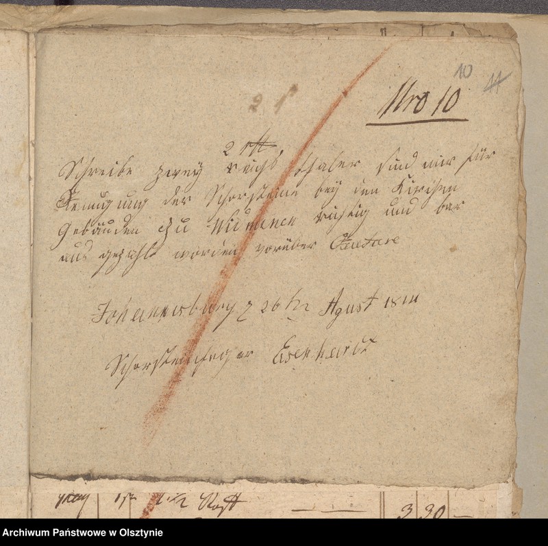 image.from.unit.number "Beläge zur 1813/1814 Jahres Kirchen Rechnung von Widminnen"