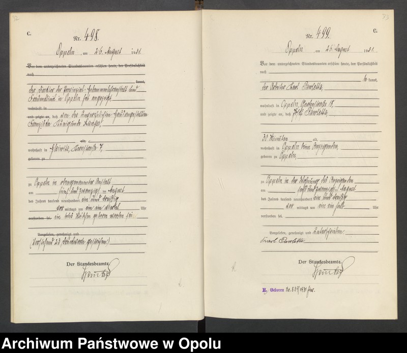 Obraz 20 z jednostki "[Rejestr zgonów] 1931 Tom II Nr 468-746"