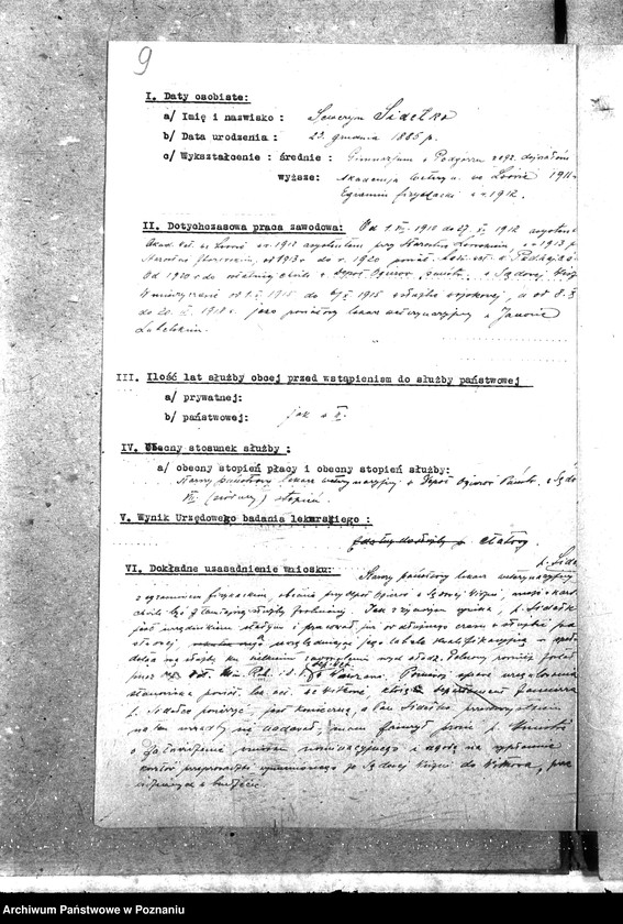 Obraz 14 z jednostki "Pow. lekarz Weterynaryjny Witkowo"