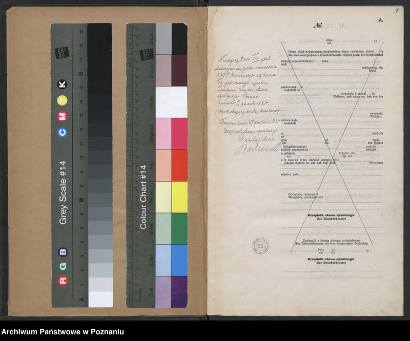 Obraz 3 z jednostki "Księga urodzeń odpis tom VIII [Rejestr poboczny urodzeń]"