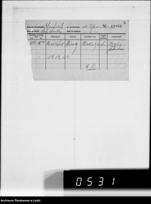 Obraz 6 z jednostki "[Alfons Seifert. Rachunki za dostawy towarów dla Getta]"