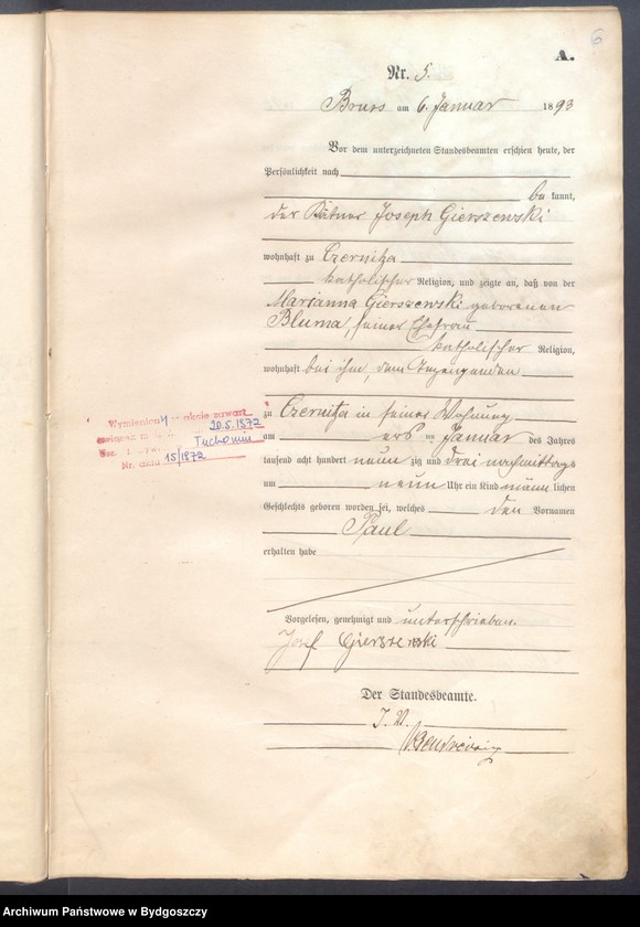 image.from.unit.number "Akta urodzeń - pierwopis nr 1-274"
