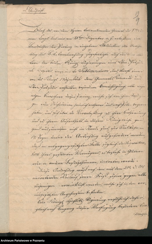 Obraz 13 z jednostki "A. betr. den nach dem Königreich Polen ausgetrittenen Gutsbesitzer Ludwik von Sczaniecki zu Boguszyn"