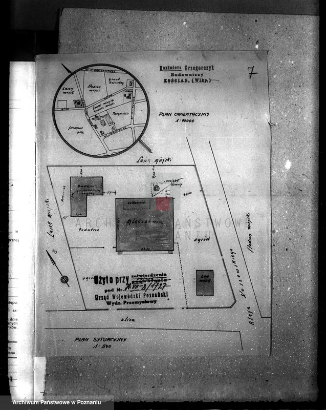 Obraz 12 z jednostki "Zatwierdzenie projektu zakładu przemysłowego / Mleczarni Spółdzielczej/ w Kościanie"