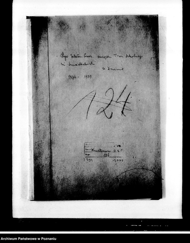 Obraz 4 z jednostki "Prywatna Szkoła Powszechna Zarządu Towarzystwa Szkolnego imienia Braci Śniadeckich w Żninie"