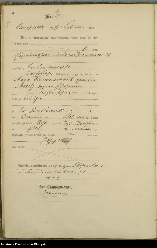 image.from.unit.number "Geburts-Haupt-Register Nr 1 - 110"