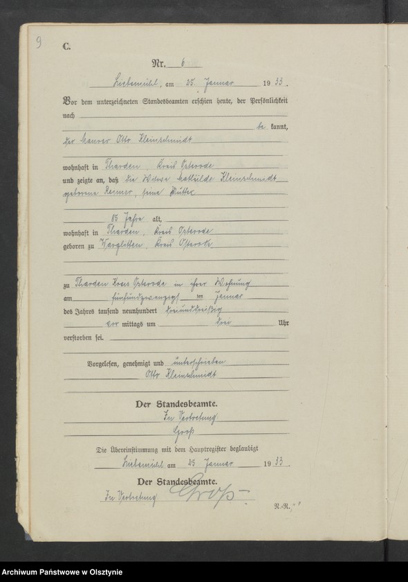 image.from.unit.number "Sterbe-Neben-Register Nr 1 - 41"