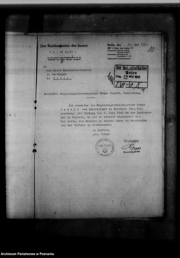 Obraz 14 z jednostki "Abordnung von Beamten"