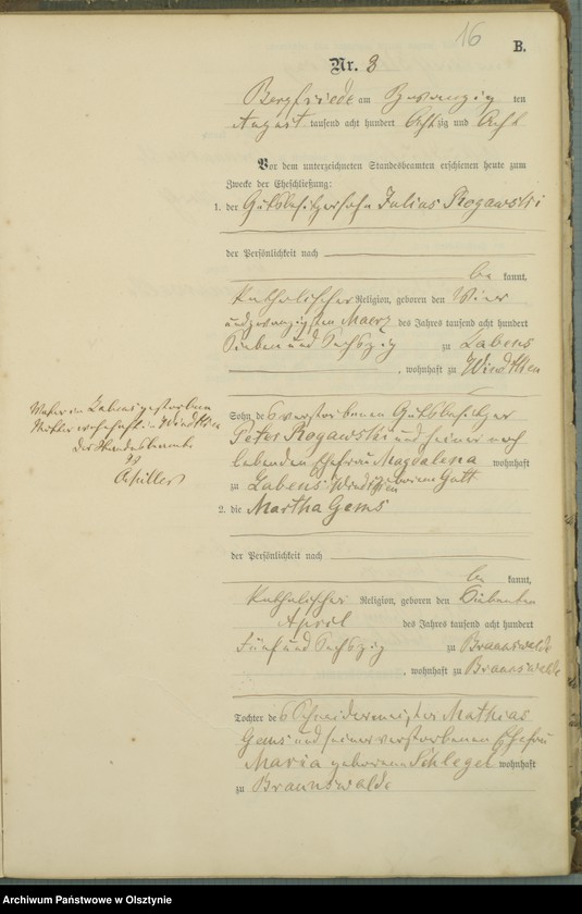 image.from.unit.number "Heiraths-Haupt-Register Nr 1 - 20"