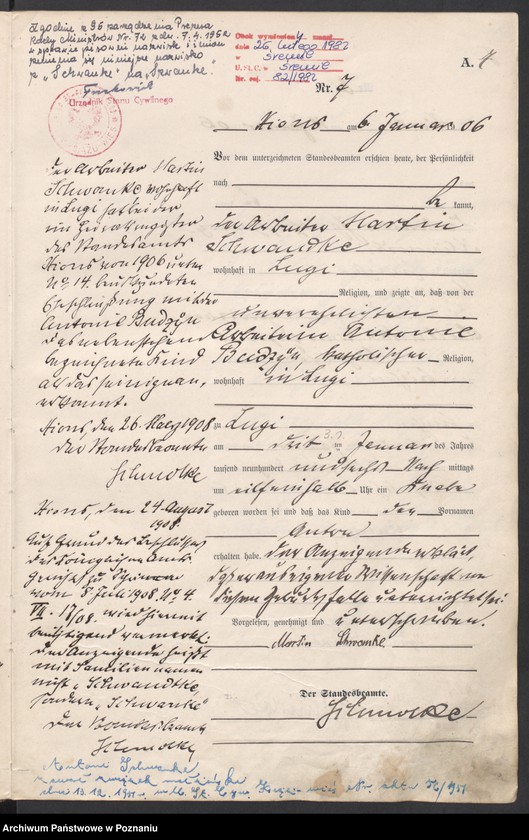 Obraz 10 z jednostki "Geburts-Haupt-Register"