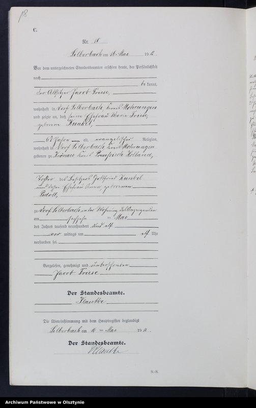 image.from.unit.number "Sterbe-Neben-Register Nr 1 - 33"