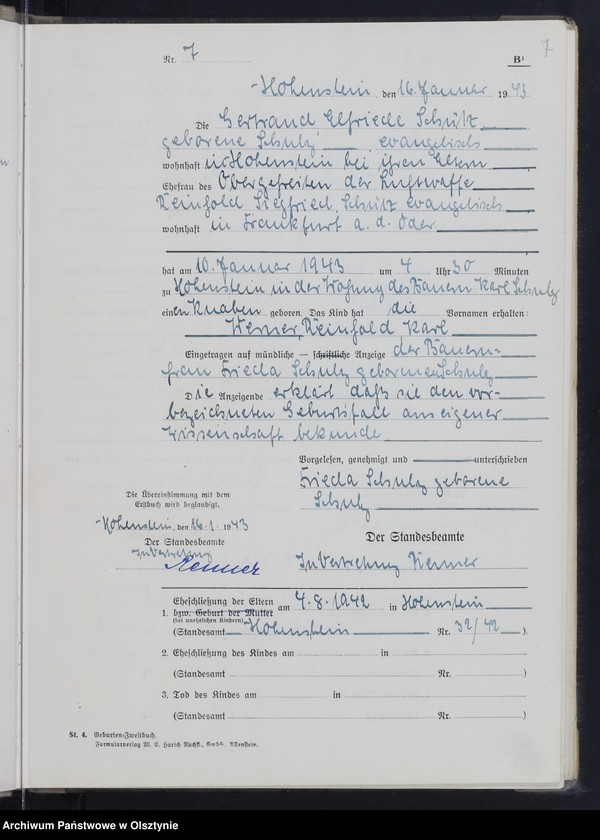 image.from.unit.number "Familienbuch-Zweitbuch Nr 1 - 67"