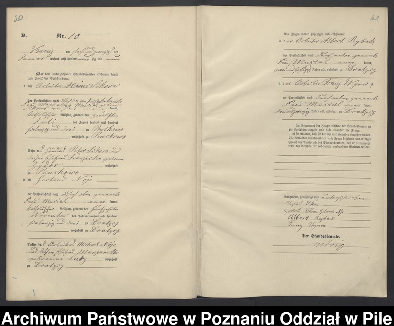 Obraz 13 z jednostki "Księga małżeństw"