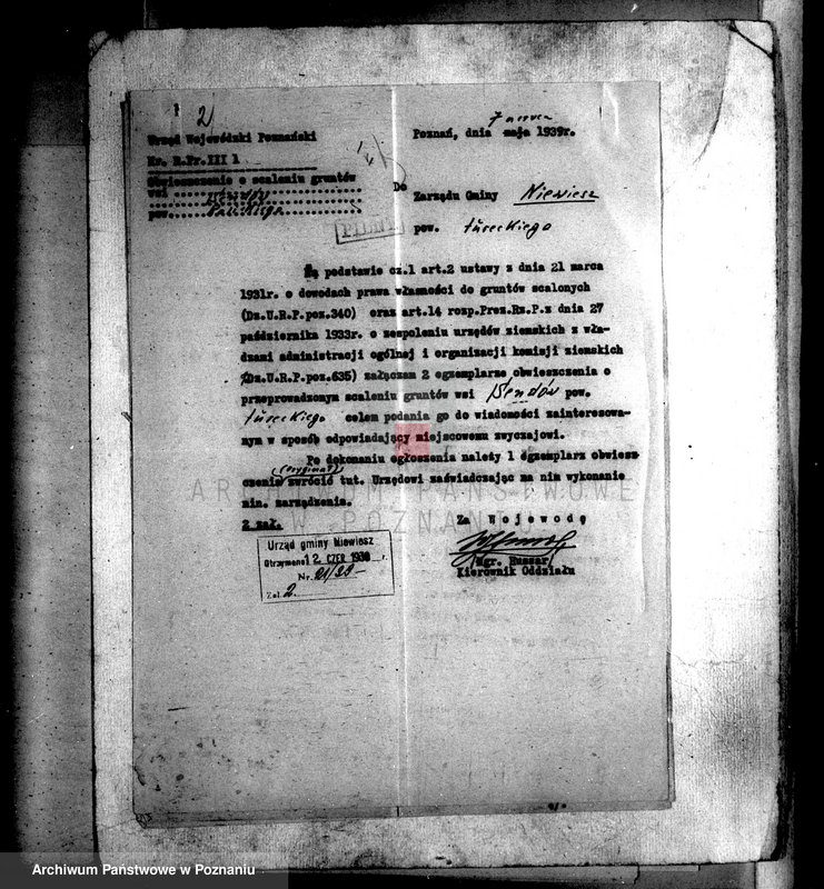 Obraz 6 z jednostki "Regulacja hipoteczna scalonych wsi Sendów powiatu tureckiego"