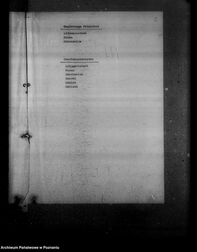 Obraz 6 z jednostki "Landratsämter, Landjahrlager, Kreisjägermeister (adresy)"