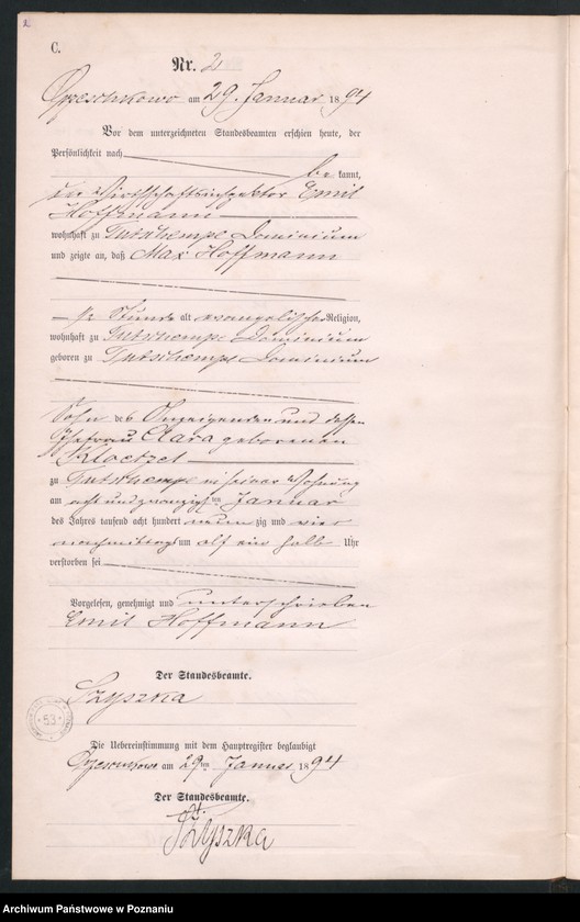 Obraz 5 z jednostki "Księga zgonów"