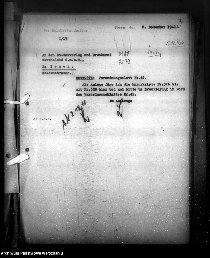 Obraz 7 z jednostki "Verordnungsblatt Nr. 42 i 43"