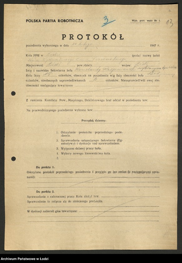 Obraz 14 z jednostki "Protokoły wyborcze kandydatów na konferencję dzielnicową"