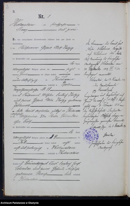 image.from.unit.number "Heiraths-Neben-Register Nr 1 - 8"