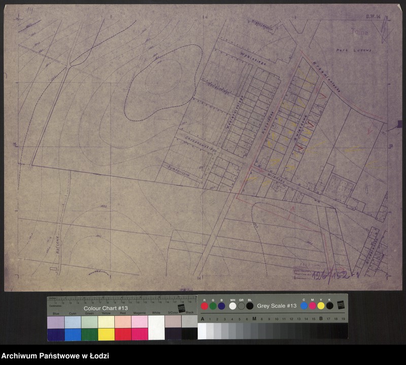 Obraz 1 z jednostki "Plan miasta Łodzi. Sekcja SW 14"